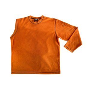 ORANGE FREECE CREWNECK PULL-OVER